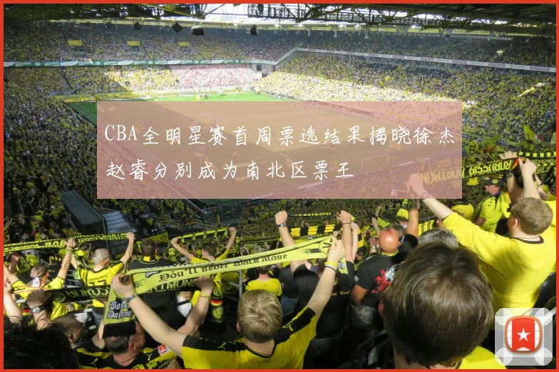 CBA全明星赛首周票选结果揭晓徐杰赵睿分别成为南北区票王